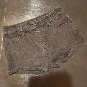 Black Jean Shorts by BDG